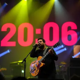 contagem regressiva para o show de Roberto Carlos