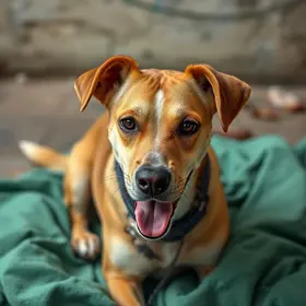 cachorrinha resgatada