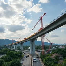 entrega do viaduto da BR 101