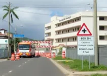 Cachoeiro Hospital Evangélico bloqueio obras