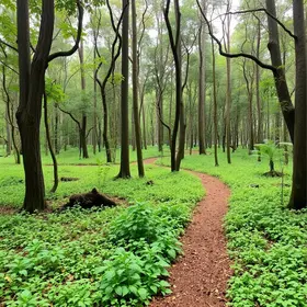trilha sensorial Flona de Pacotuba