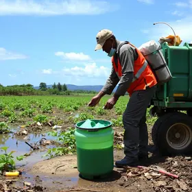 mutirão recolhe embalagens de agrotóxicos em Cachoeiro